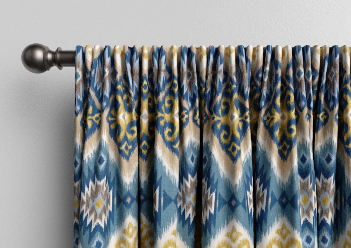 Navajo, Indigo - Made to Measure Curtains - Image 9